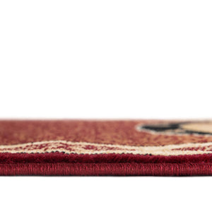 Red 2' x 6' 1 Pioneer Runner Area Rug