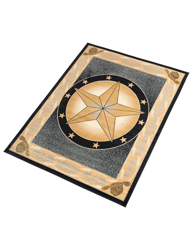 Blue 7' 10 x 10' Pioneer Rectangle Area Rug