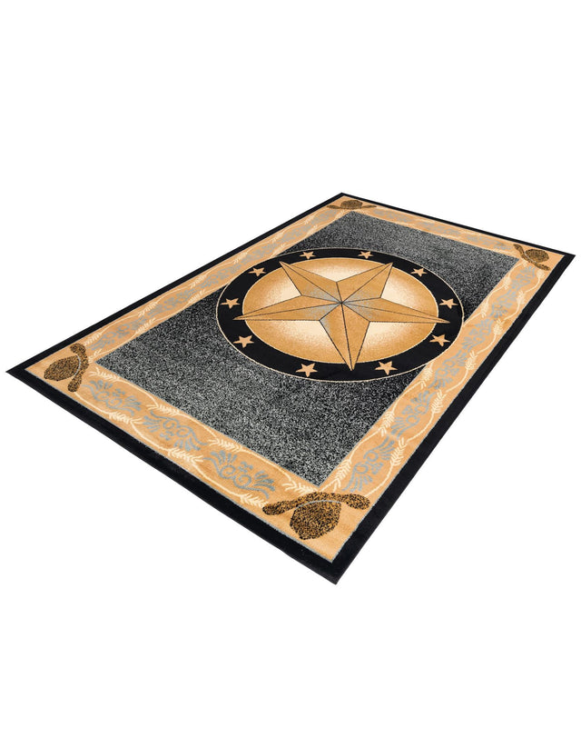 Blue 6' 1 x 9' Pioneer Rectangle Area Rug