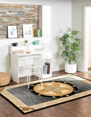 Blue 10' x 14' 1 Pioneer Rectangle Area Rug