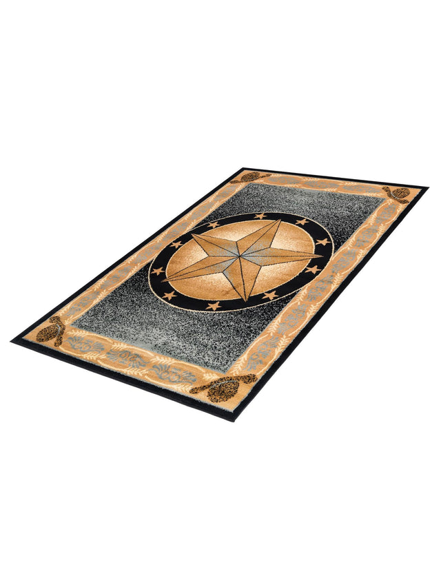 Blue 4' 1 x 6' 1 Pioneer Rectangle Area Rug