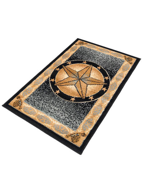 Blue 2' x 3' 1 Pioneer Rectangle Area Rug Classic Southwestern Motif Durable Stain Resistant Easy Clean Carpet for Traditional Interior Decor for Sale at Rug Engine