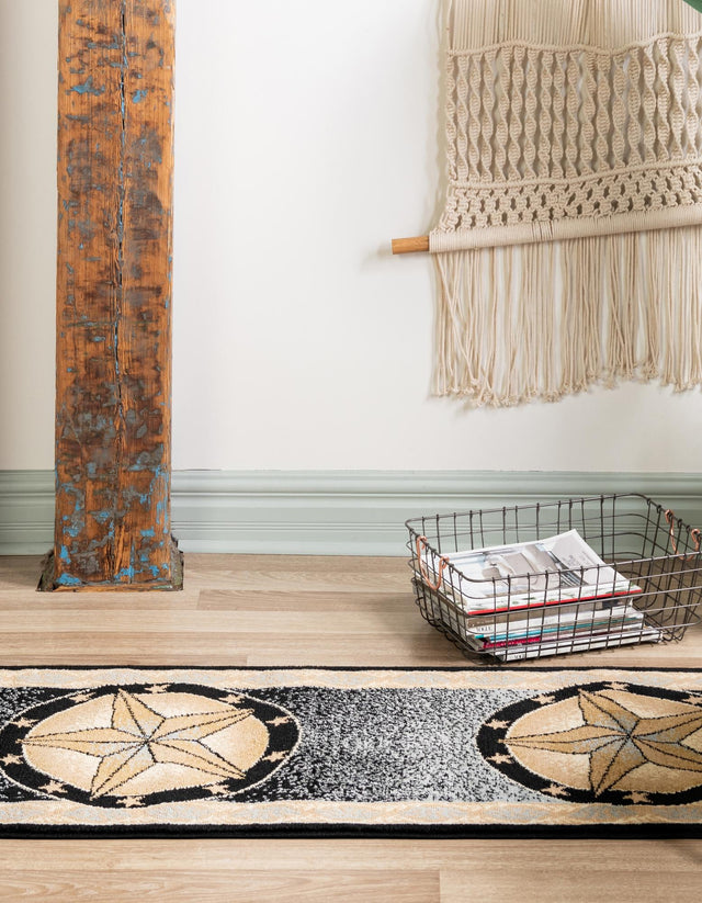 Blue 2' 11 x 12' Pioneer Runner Area Rug