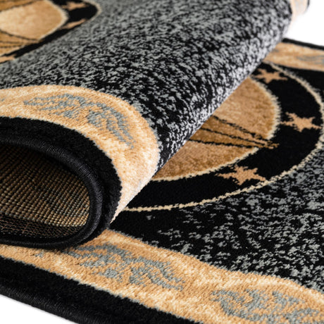 Blue 2' x 8' Pioneer Runner Area Rug Classic Southwestern Motif Durable Stain Resistant Easy Clean Carpet for Traditional Interior Decor for Sale at Rug Engine