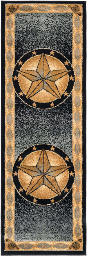 Blue 2' x 6' 1 Pioneer Runner Area Rug