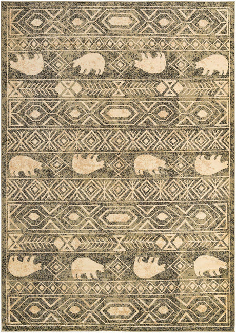 Green 10' x 14' 1 Pioneer Rectangle Area Rug