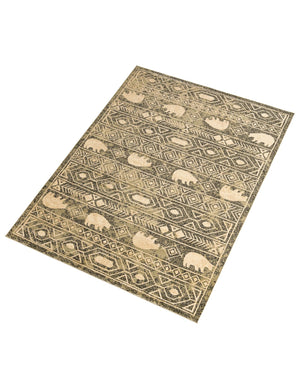 Green 9' x 12' Pioneer Rectangle Area Rug