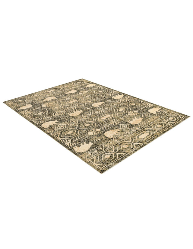 Green 7' 1 x 10' Pioneer Rectangle Area Rug