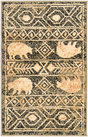 Green 2' x 3' 1 Pioneer Rectangle Area Rug