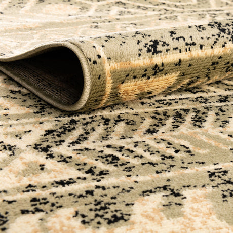 Green 7' 10 x 7' 10 Pioneer Round Area Rug Classic Southwestern Motif Durable Stain Resistant Easy Clean Carpet for Traditional Interior Decor for Sale at Rug Engine