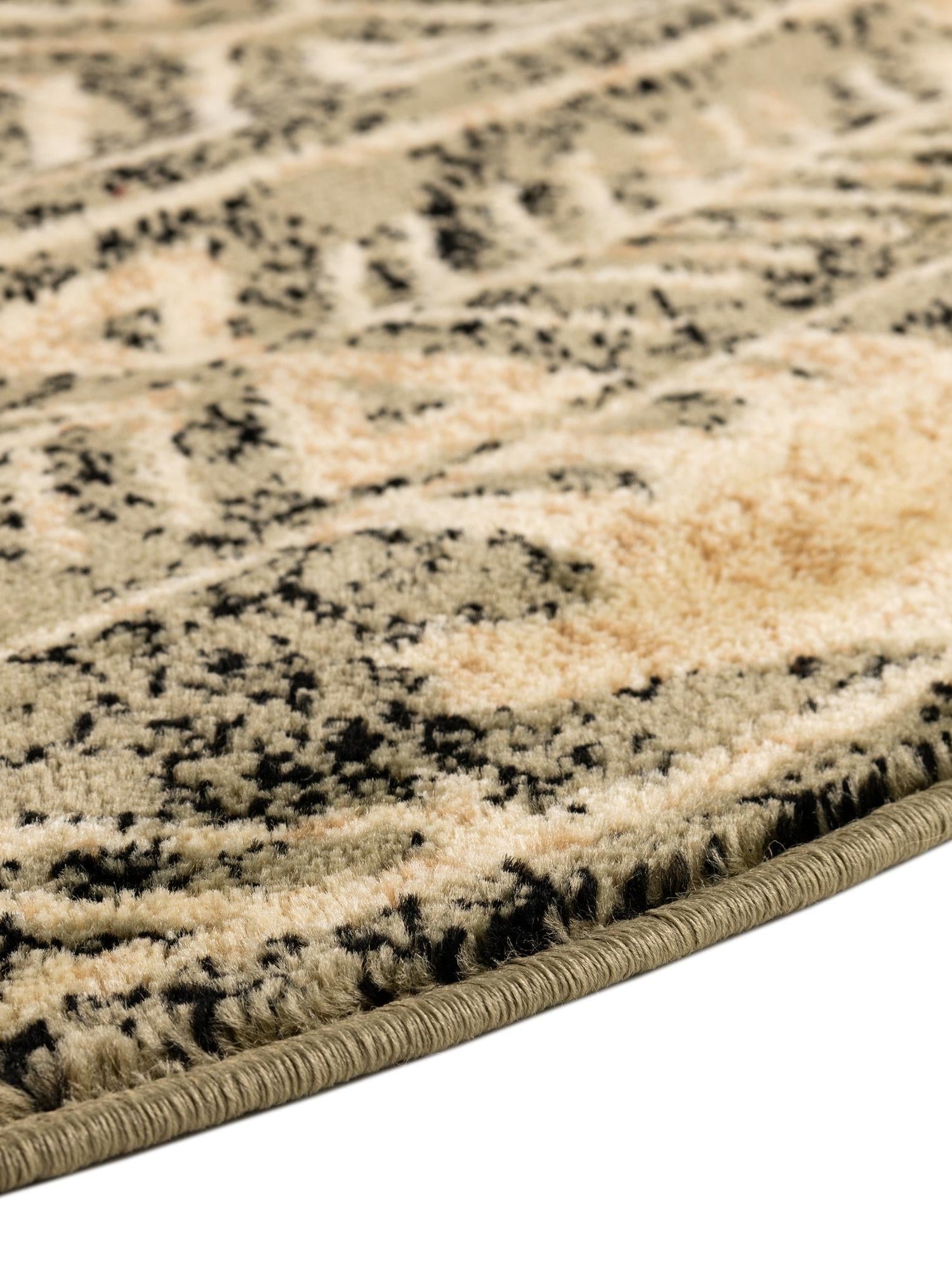 Green 5' 3 x 5' 3 Pioneer Round Area Rug