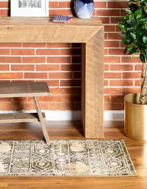 Green 2' x 10' Pioneer Runner Area Rug