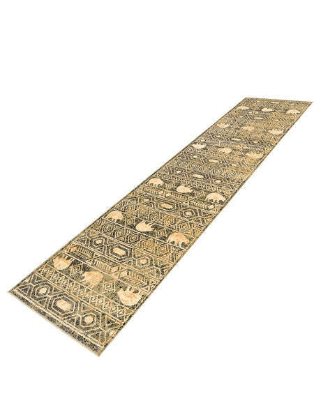 Green 2' 11 x 12' Pioneer Runner Area Rug Classic Southwestern Motif Durable Stain Resistant Easy Clean Carpet for Traditional Interior Decor for Sale at Rug Engine