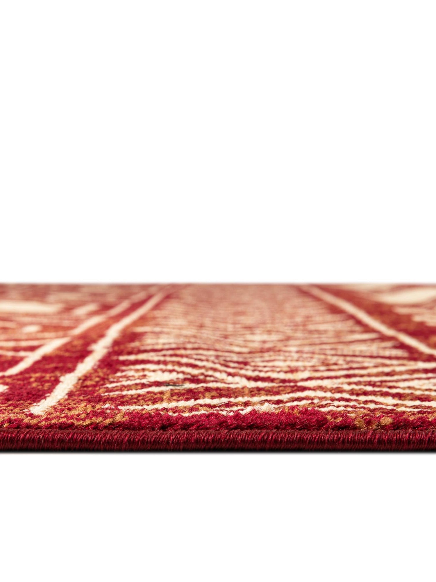 Red 6' 1 x 9' Pioneer Rectangle Area Rug