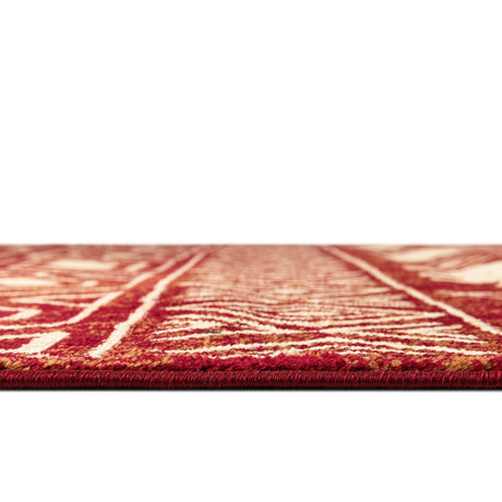 Red 7' 10 x 7' 10 Pioneer Round Area Rug Classic Southwestern Motif Durable Stain Resistant Easy Clean Carpet for Traditional Interior Decor for Sale at Rug Engine