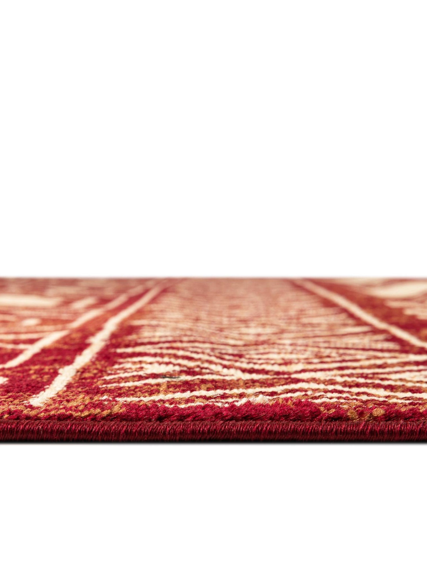 Red 4' 1 x 4' 1 Pioneer Round Area Rug