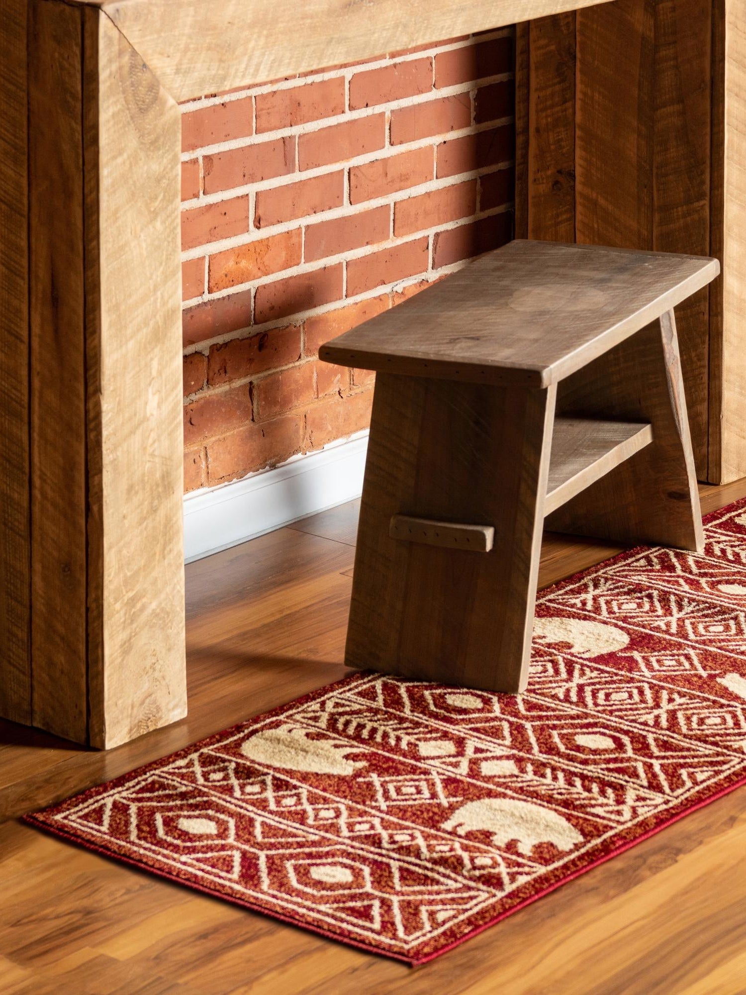 Red 2' x 6' 1 Pioneer Runner Area Rug