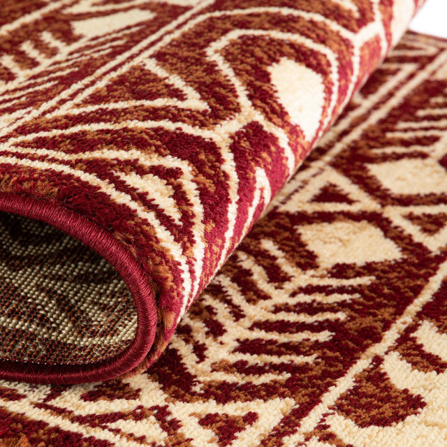 Red 2' 7 x 12' Pioneer Runner Area Rug