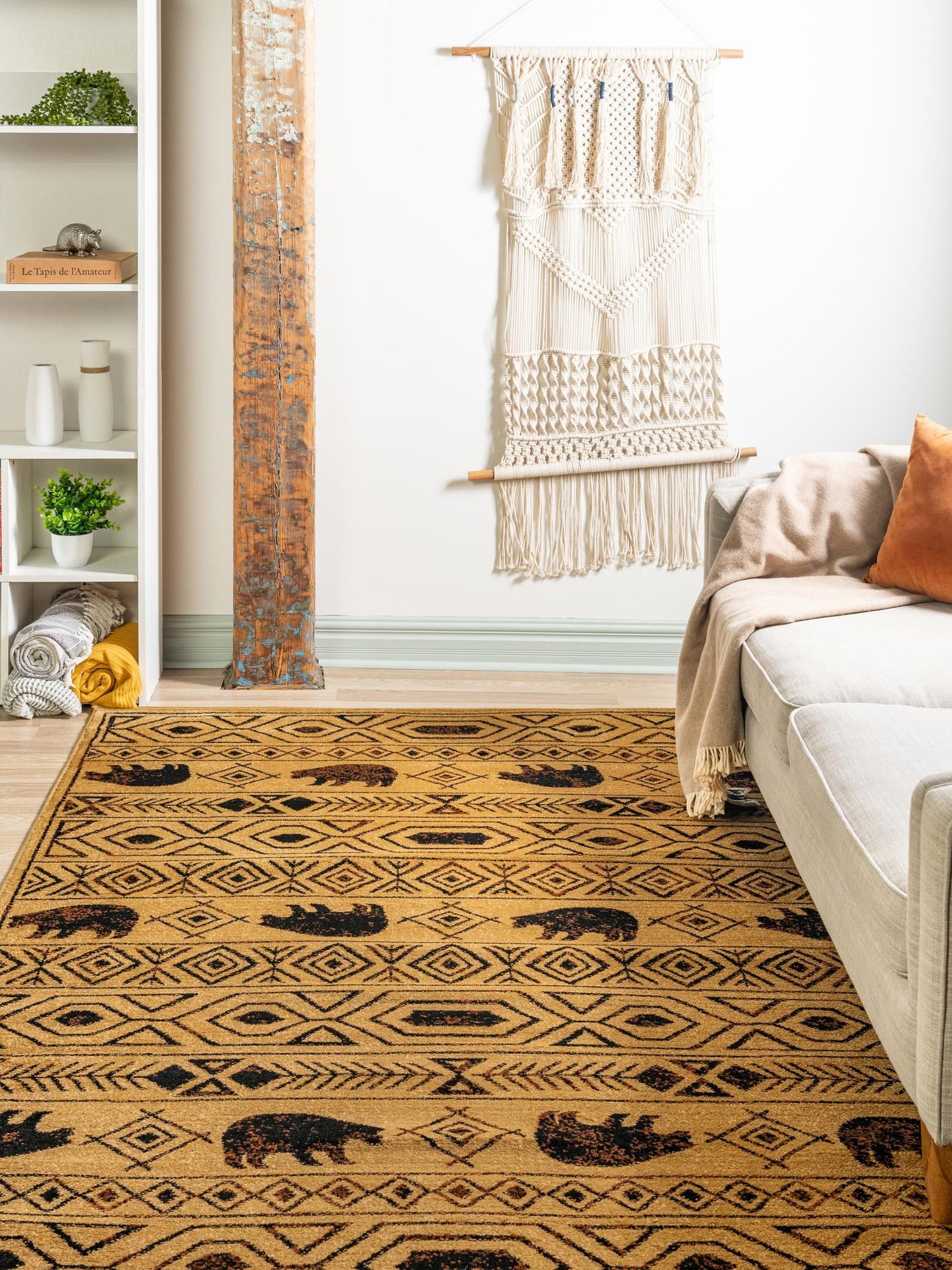 Cedar 4' 1 x 6' 1 Pioneer Rectangle Area Rug