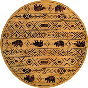 Cedar 7' 10 x 7' 10 Pioneer Round Area Rug