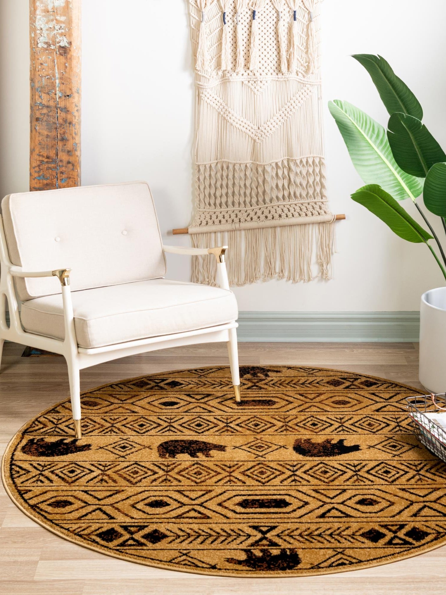 Cedar 5' 3 x 5' 3 Pioneer Round Area Rug