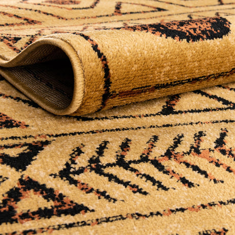 Cedar 7' 10 x 7' 10 Pioneer Round Area Rug Classic Southwestern Motif Durable Stain Resistant Easy Clean Carpet for Traditional Interior Decor for Sale at Rug Engine