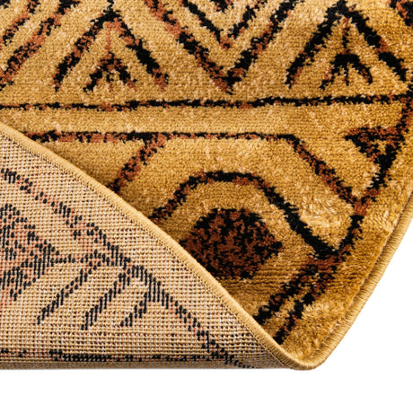 Cedar 4' 1 x 4' 1 Pioneer Round Area Rug Classic Southwestern Motif Durable Stain Resistant Easy Clean Carpet for Traditional Interior Decor for Sale at Rug Engine