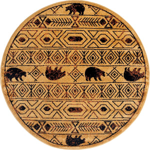 Cedar 4' 1 x 4' 1 Pioneer Round Area Rug