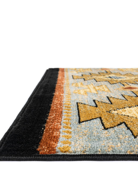 Red 7' 10 x 7' 10 Pioneer Square Area Rug Classic Southwestern Motif Durable Stain Resistant Easy Clean Carpet for Traditional Interior Decor for Sale at Rug Engine