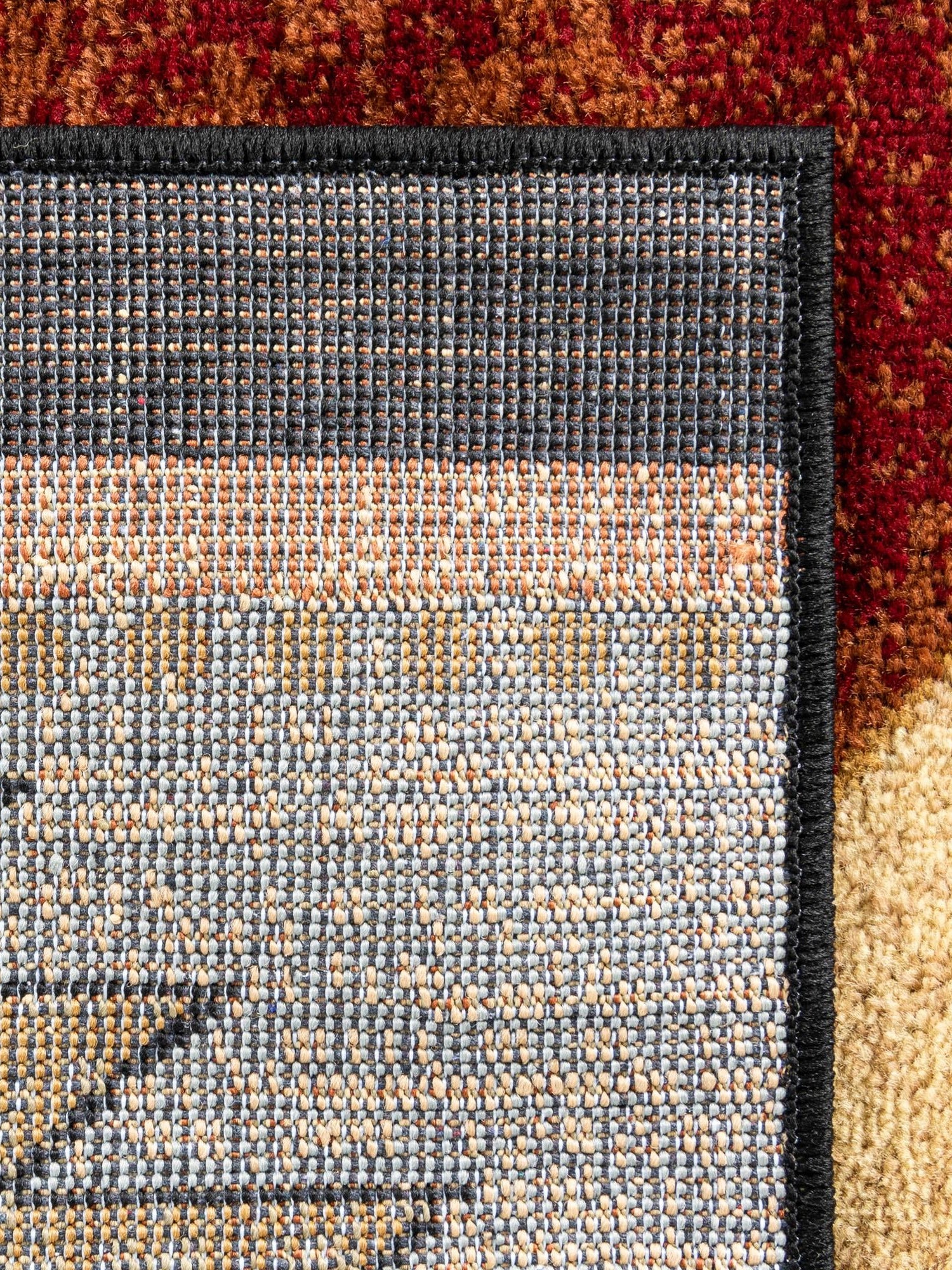 Red 7' 10 x 7' 10 Pioneer Square Area Rug