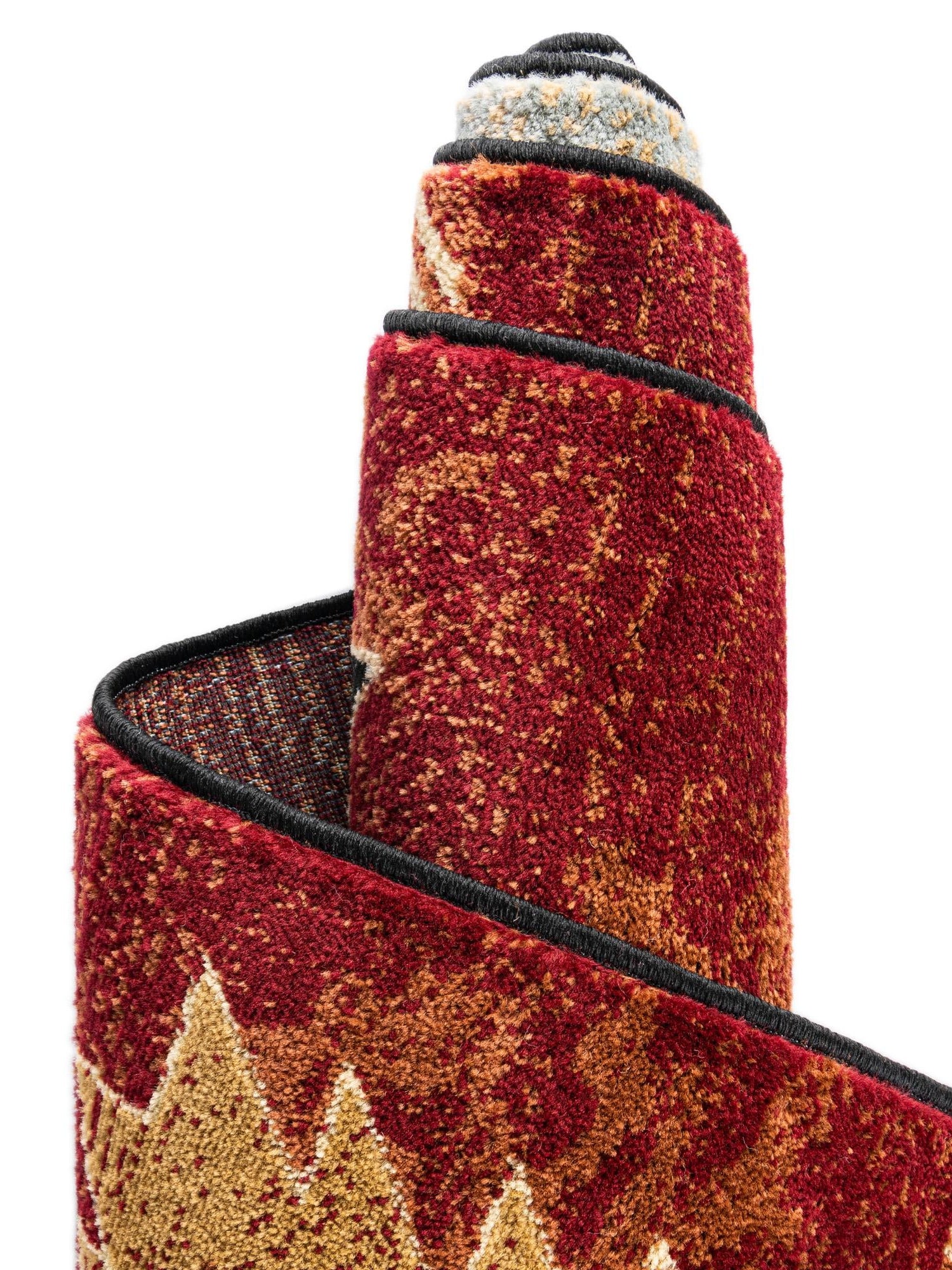 Red 7' 10 x 7' 10 Pioneer Square Area Rug