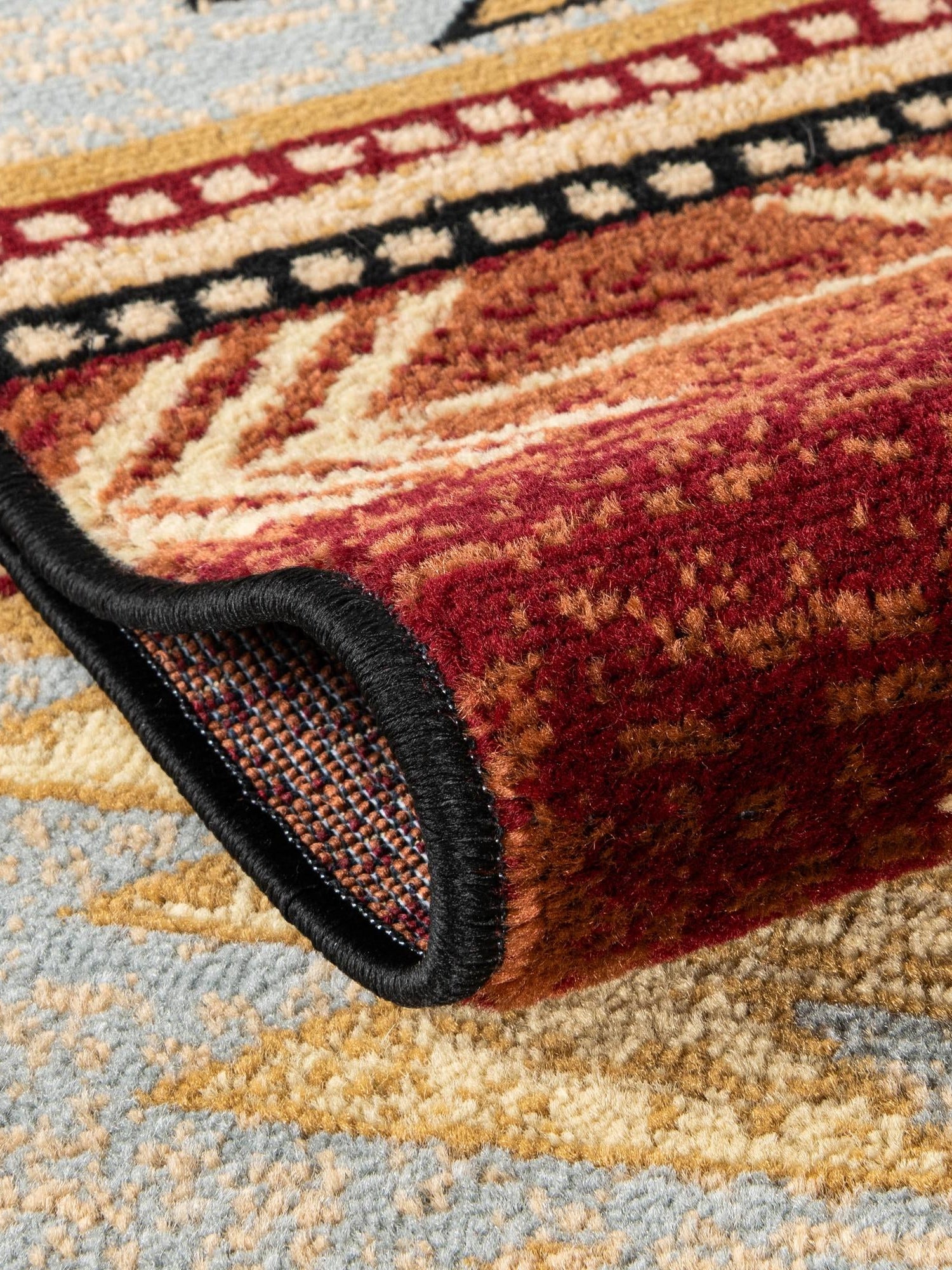 Red 2' x 9' 10 Pioneer Runner Area Rug