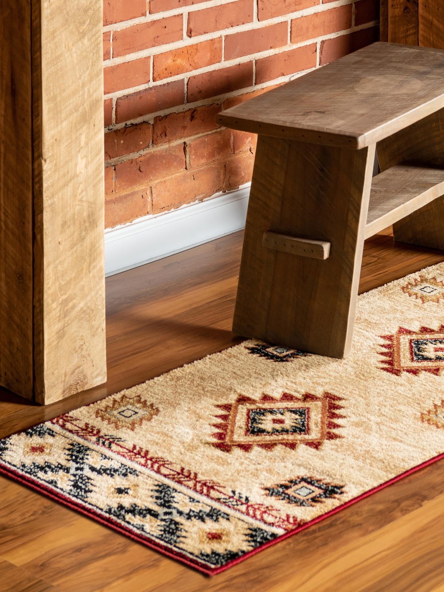 Ivory 2' x 10' Pioneer Runner Area Rug