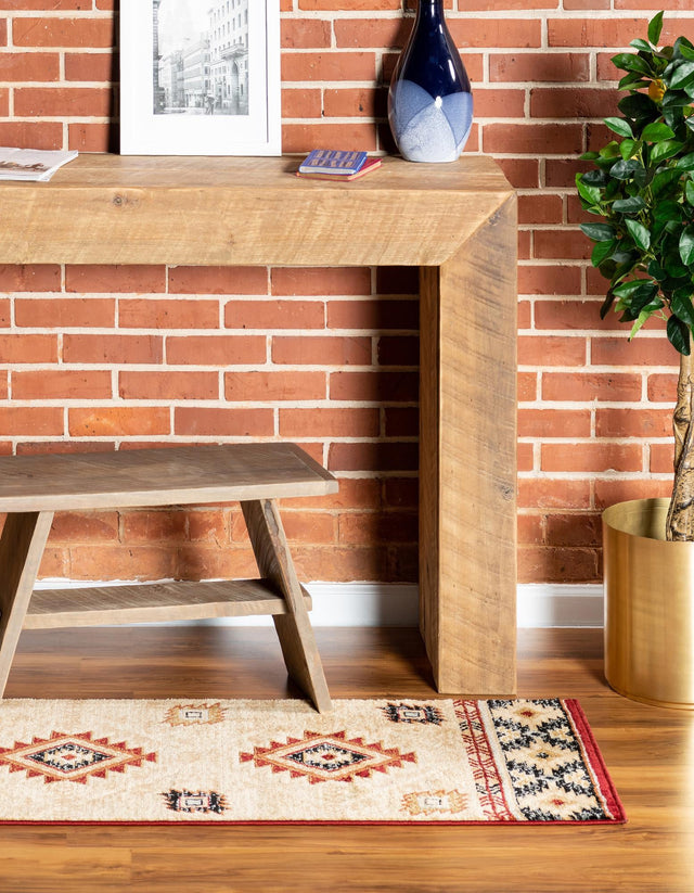 Ivory 2' 11 x 12' Pioneer Runner Area Rug