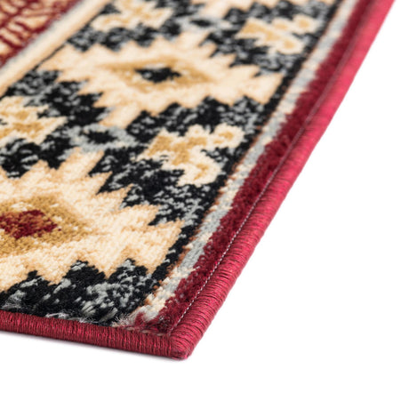 Ivory 2' 11 x 12' Pioneer Runner Area Rug Classic Southwestern Motif Durable Stain Resistant Easy Clean Carpet for Traditional Interior Decor for Sale at Rug Engine