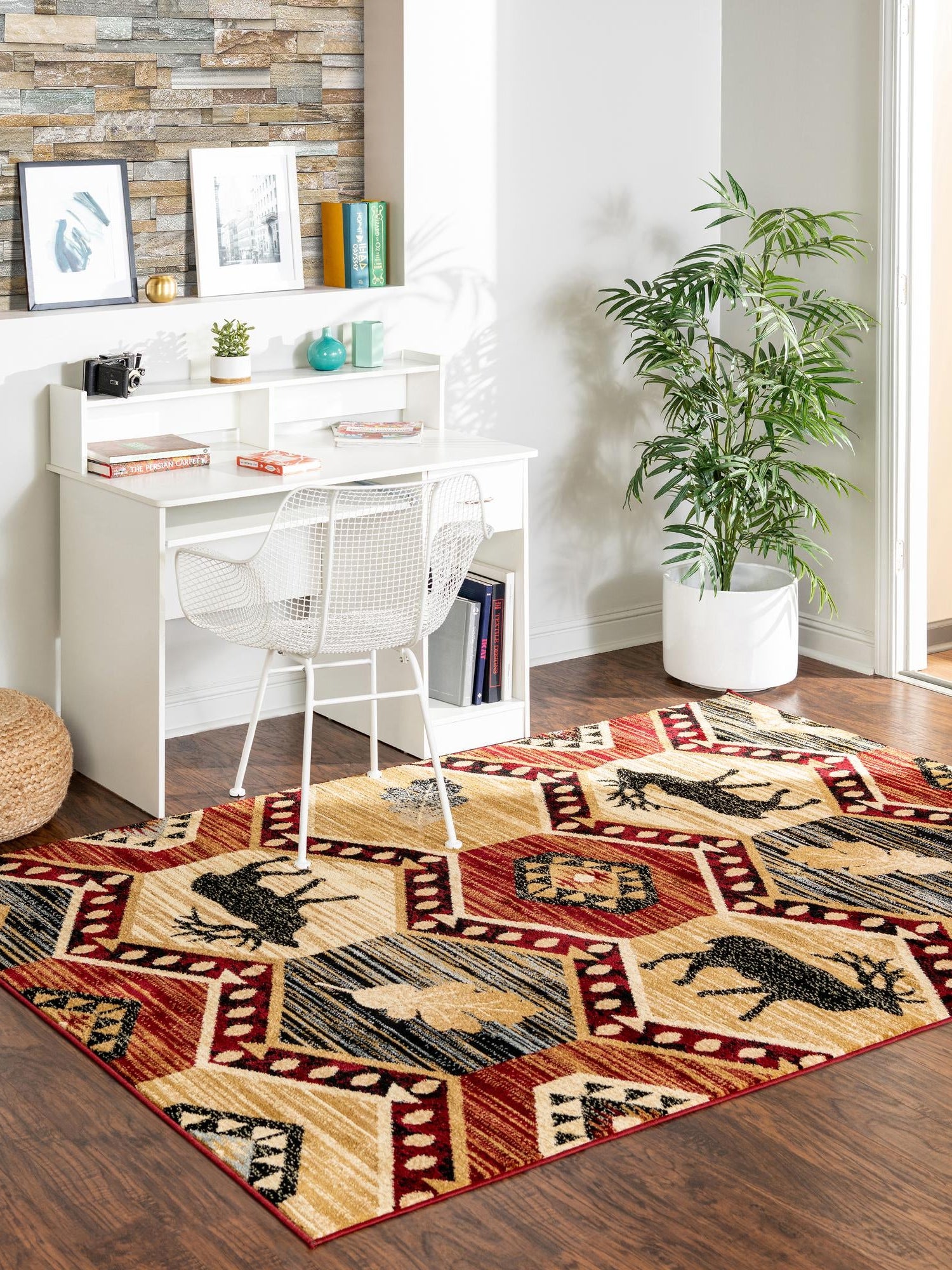 Multicolor 10' x 14' 1 Pioneer Rectangle Area Rug