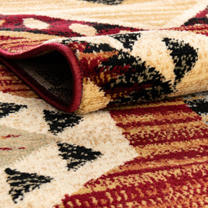 Multicolor 2' x 3' 1 Pioneer Rectangle Area Rug