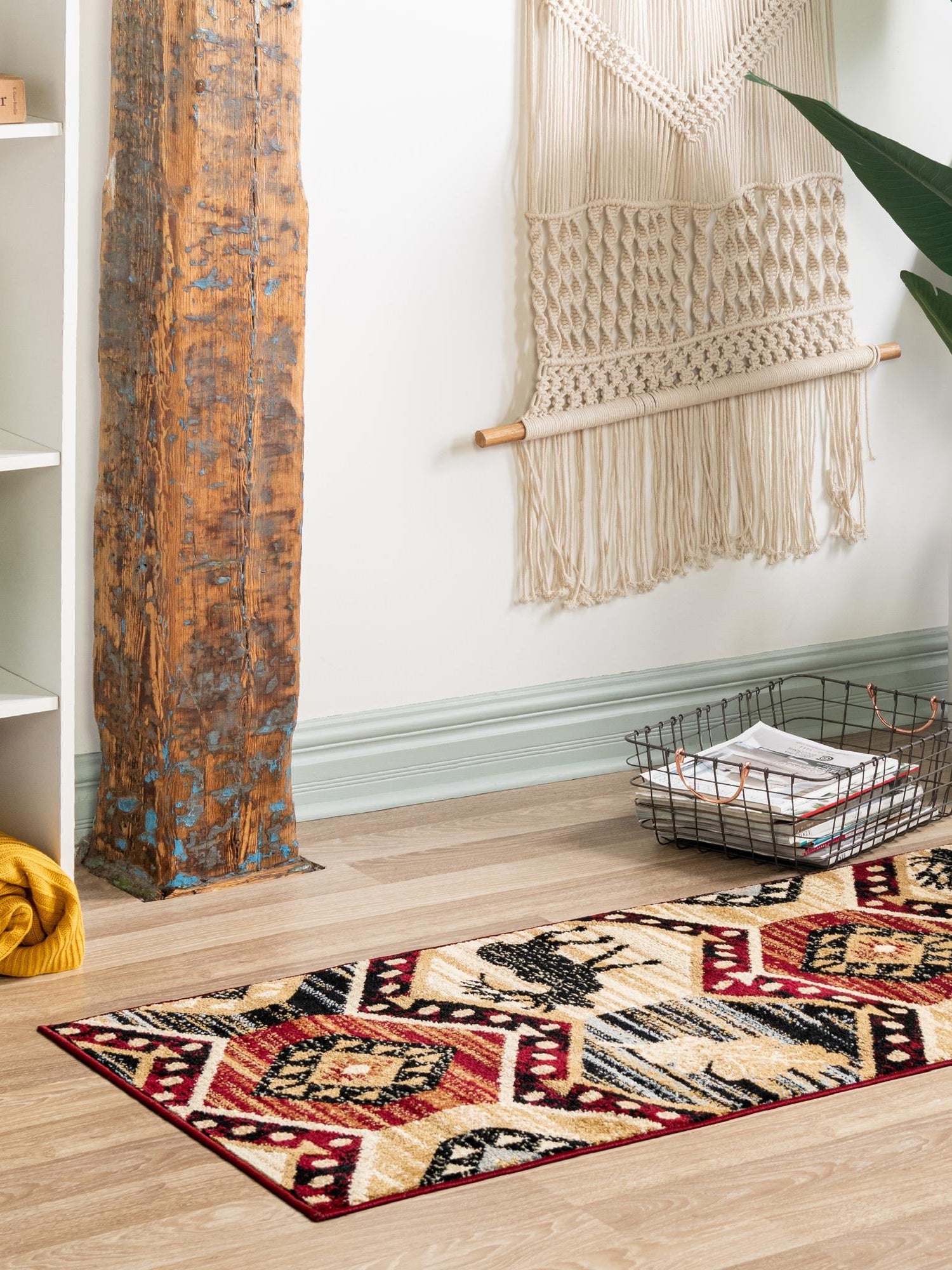 Multicolor 2' x 6' 1 Pioneer Runner Area Rug