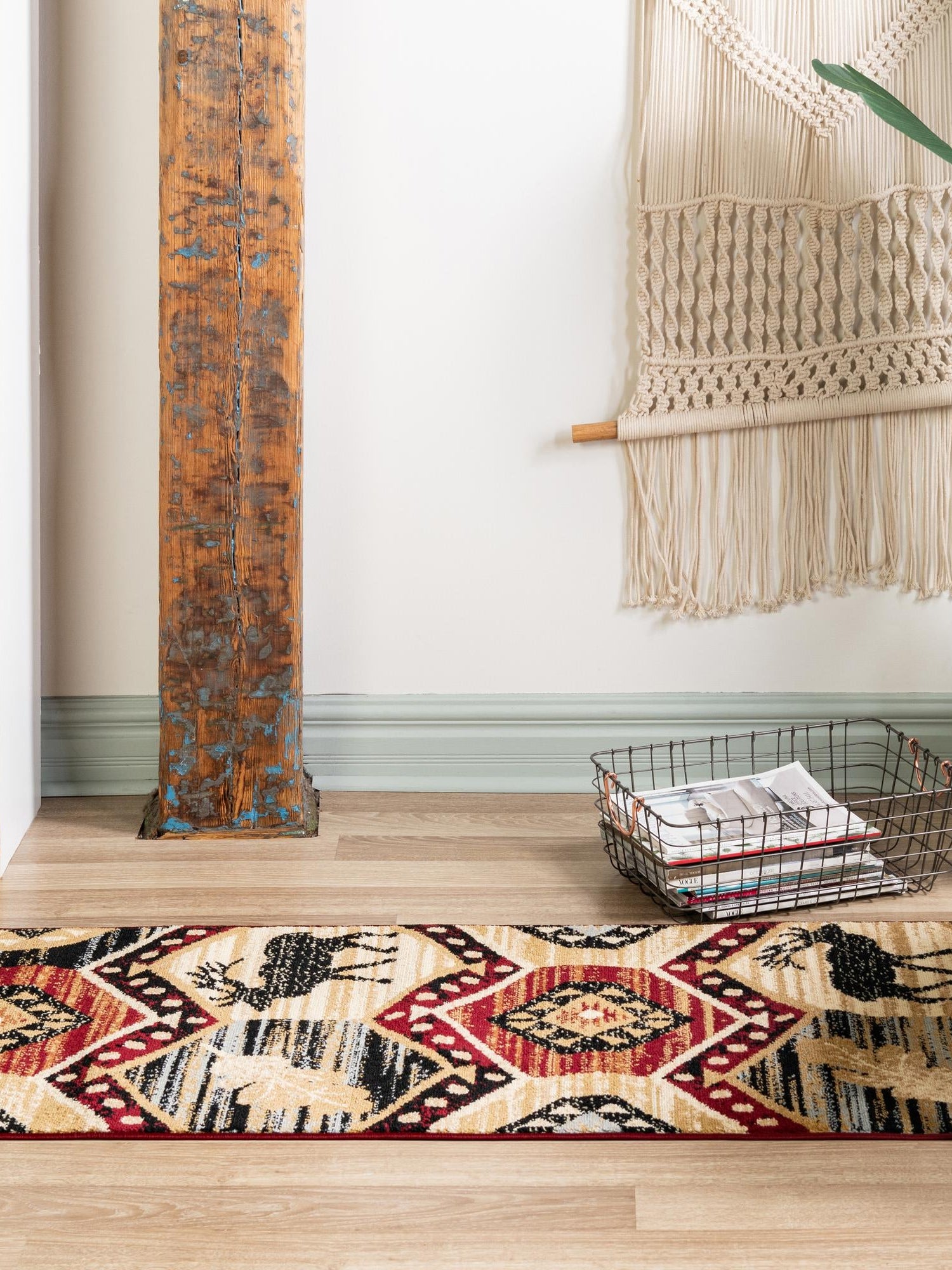 Multicolor 2' x 6' 1 Pioneer Runner Area Rug