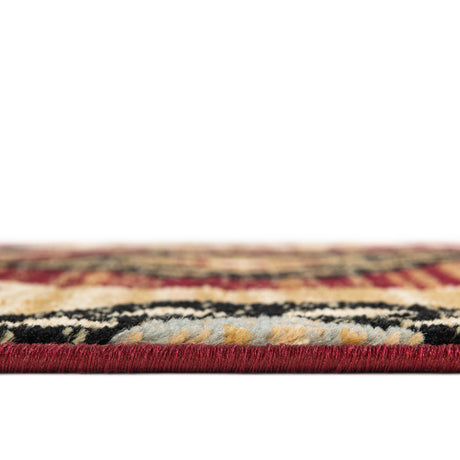 Multicolor 2' x 8' Pioneer Runner Area Rug Classic Southwestern Motif Durable Stain Resistant Easy Clean Carpet for Traditional Interior Decor for Sale at Rug Engine