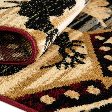 Multicolor 2' x 8' Pioneer Runner Area Rug Classic Southwestern Motif Durable Stain Resistant Easy Clean Carpet for Traditional Interior Decor for Sale at Rug Engine