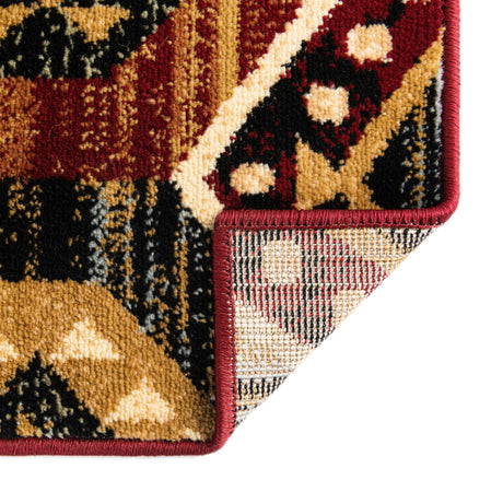 Multicolor 2' x 6' 1 Pioneer Runner Area Rug Classic Southwestern Motif Durable Stain Resistant Easy Clean Carpet for Traditional Interior Decor for Sale at Rug Engine