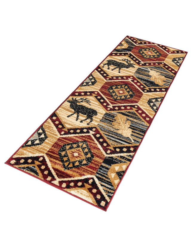 Multicolor 2' x 6' 1 Pioneer Runner Area Rug
