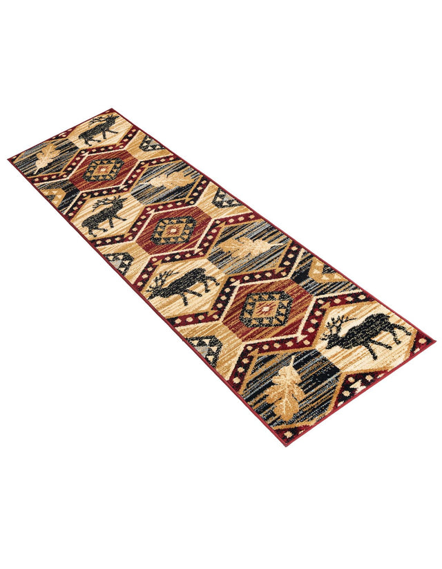Multicolor 2' x 8' Pioneer Runner Area Rug