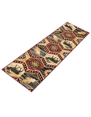 Multicolor 2' x 8' Pioneer Runner Area Rug