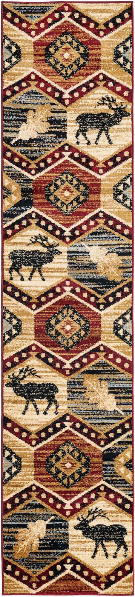 Multicolor 2' x 10' Pioneer Runner Area Rug