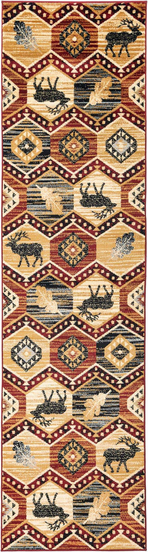 Multicolor 2' 11 x 12' Pioneer Runner Area Rug