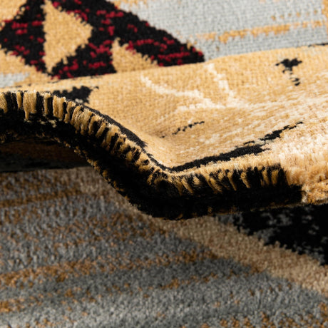 Blue 7' 10 x 10' Pioneer Rectangle Area Rug Classic Southwestern Motif Durable Stain Resistant Easy Clean Carpet for Traditional Interior Decor for Sale at Rug Engine