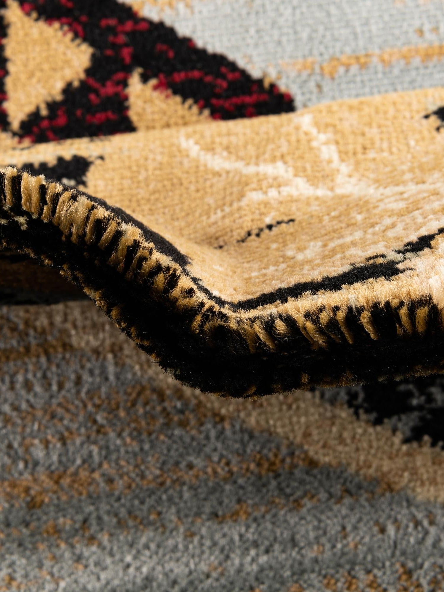 Blue 5' 3 x 8' Pioneer Rectangle Area Rug