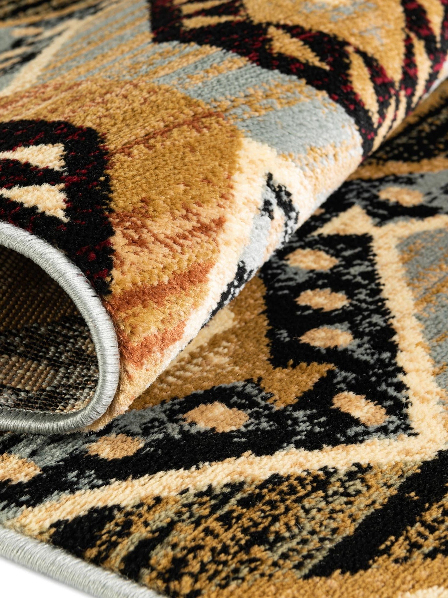 Blue 2' x 8' Pioneer Runner Area Rug